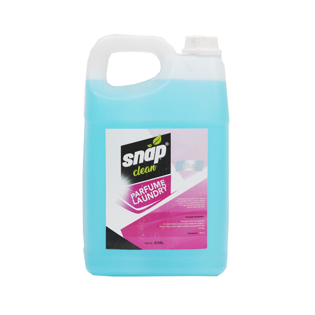 SNAP CLEAN PARFUME LAUNDRY 4L CAIRAN PEWANGI PENGHARUM PAKAIAN BLACK BLUE ARIANA BUBBLE GUM