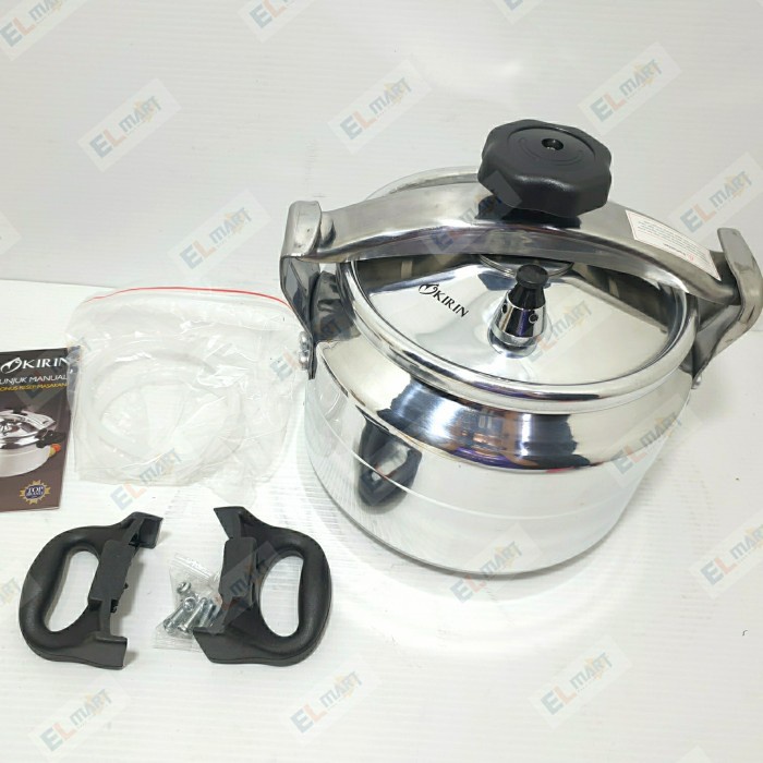 Kirin Panci Presto Pressure Cooker 6 Liter KPC060 KPC 060 6L Induksi
