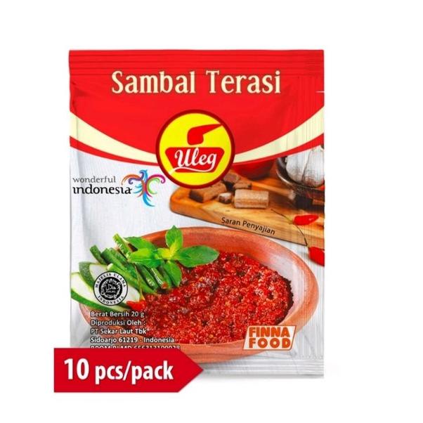 

New Trend--Sambal Uleg Sachet 20gr Isi 10 / Sambel Renceng Finna