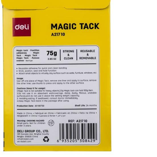 

✵ Deli EA21710 Magic Tack/Magic Tack - Reusable Magic Tack 75g ♣