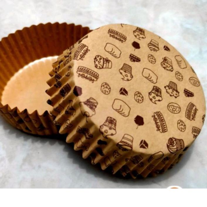 

Hot - cup roti laminasi bulat 8 cm brown cake 200 pcs ,,