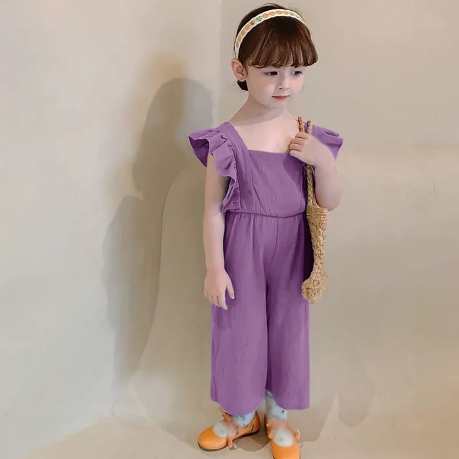 IL - Jumpsuit Aira Anak Perempuan / Setelan Jumpsuit Balita Perempuan Ruffle Korea Style