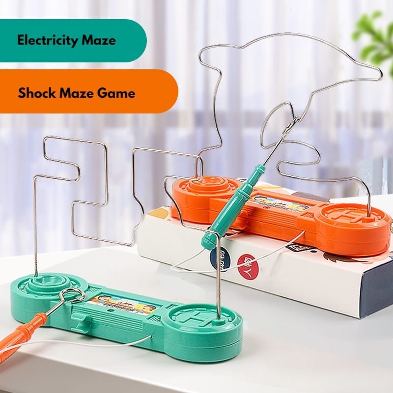 MOMBABY1 Mainan Electric maze game / mainan kreatif anak electric shock