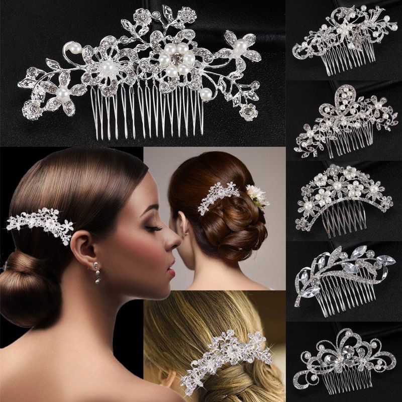 Sirkam  Bunga Sanggul headpiece rambut pengantin