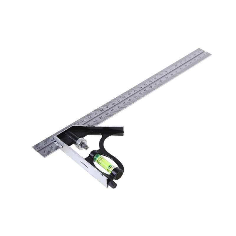 Btsg Penggaris Level Kombinasi Adjustable Ukuran 300mm (12 &quot;)