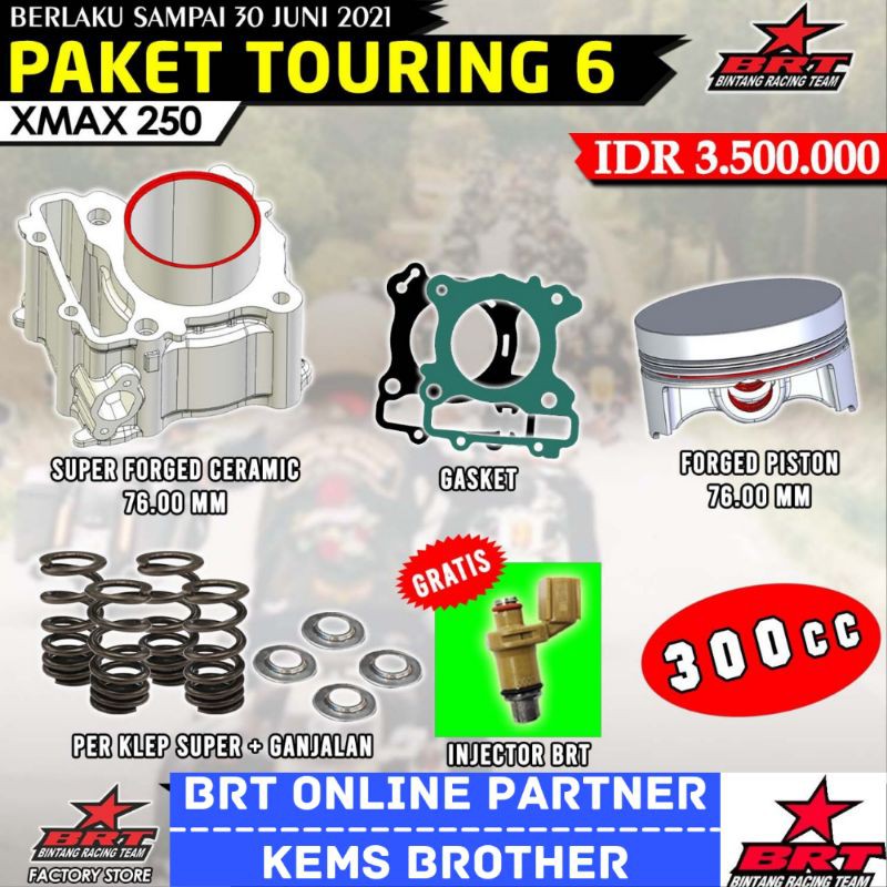 PAKET BRT XMAX 300 CC TOURING 6