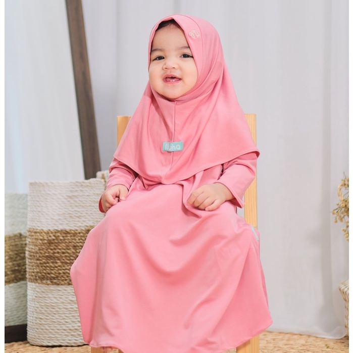 AISKA gamis bayi polos daily nuha / gamis bayi perempuan