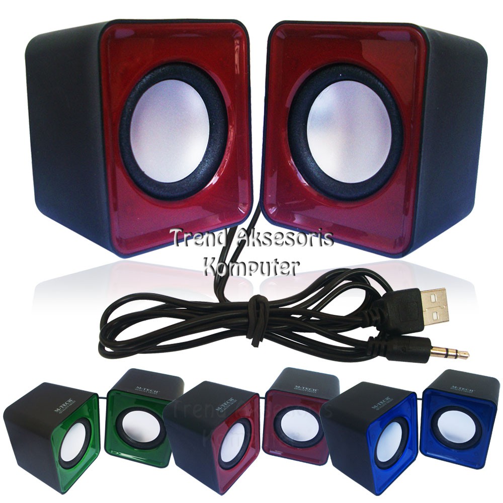 Trend-M-Tech MT-01 Multimedia Speaker Mini USB with Volume Control Colour