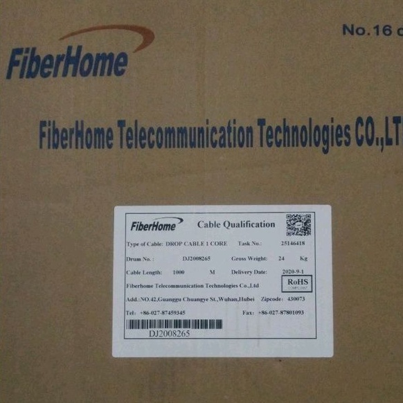 Kabel Fiber Optic Fiberhome Drop Cable 1 Core - 1 Roll