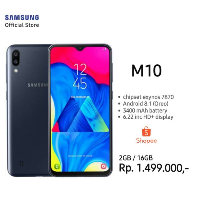 Samsung Galaxy M10 Shopee Indonesia