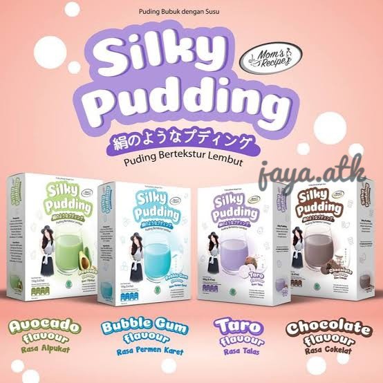 SILKY PUDDING PUDING INSTAN MOMS RECIPE FORISA 155 GRAM AGAR AGAR INSTAN PUDING LEMBUT