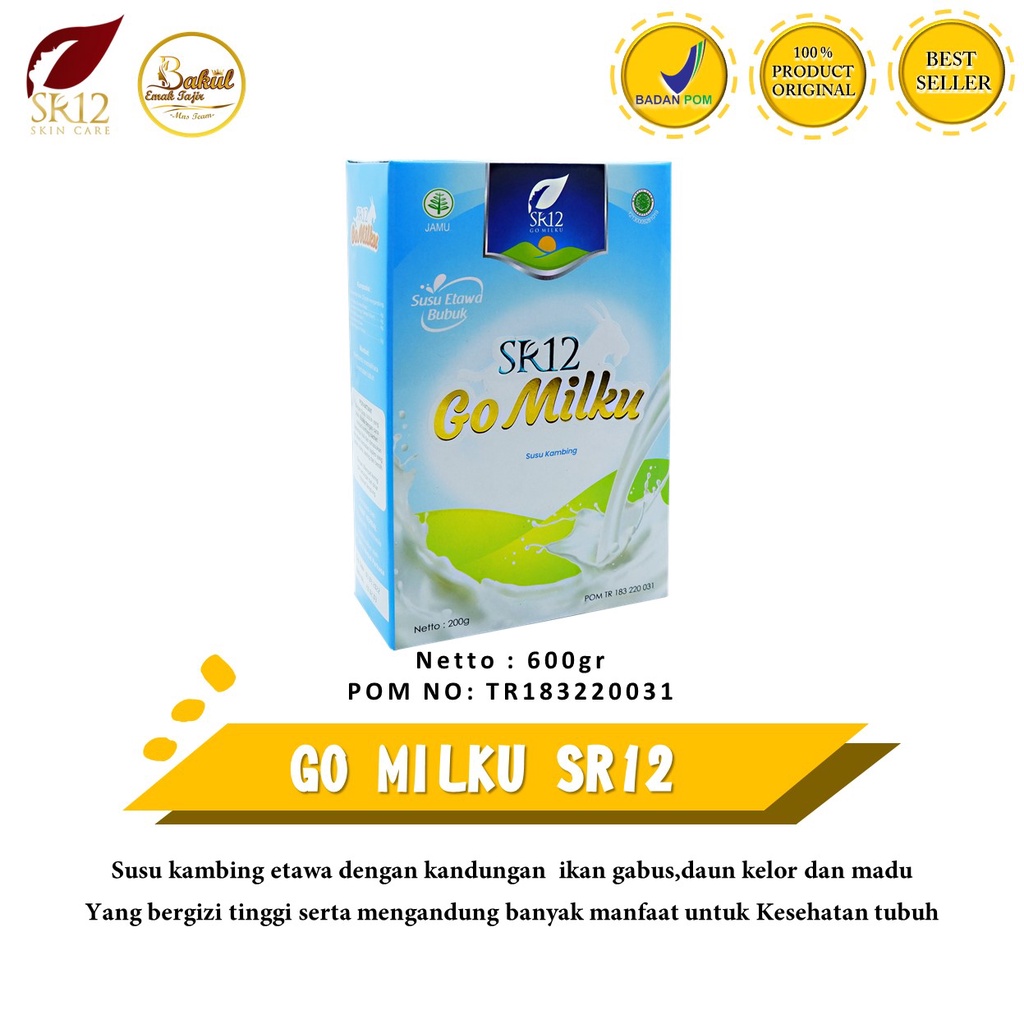 

Gomilku sr12/susu kambing etawa 600gr menjaga kesehatan tubuh