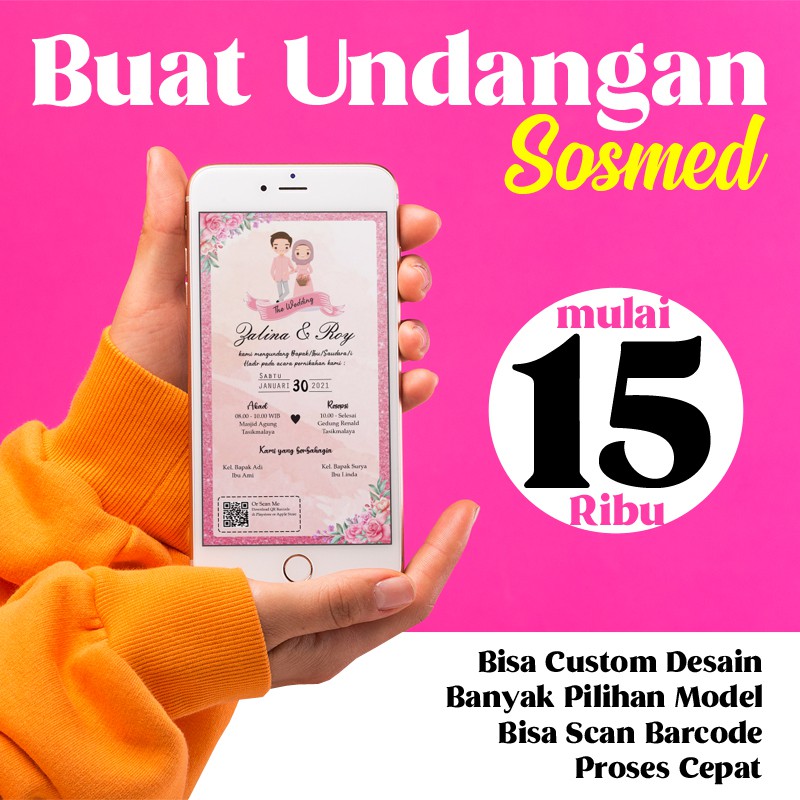 Jual Undangan Digital | Undangan Sosmed | Undangan Instagram | Undangan