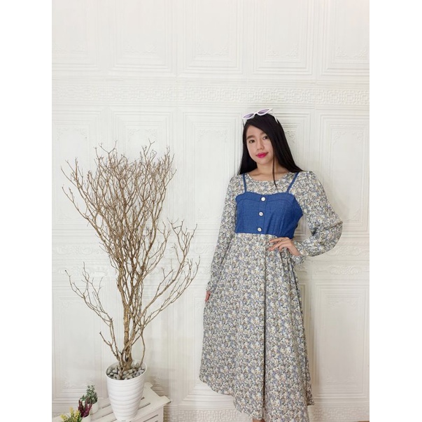 Dress Tunik Bunga Import Bangkok 191758