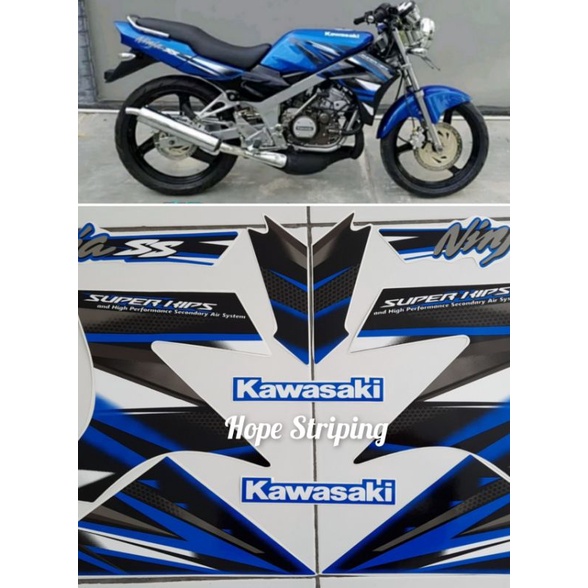 Striping Ninja SS th 2013 Biru