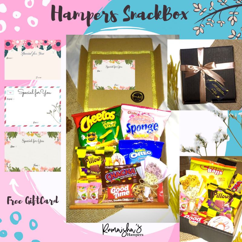 

Hampers SnackBox - Hadiah Snack untuk kesayangan