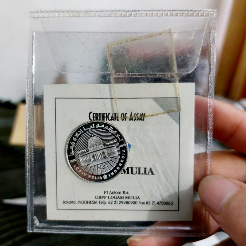 KHUSUS AREA JAKARTA SAYA ANTAR GRATIS ONGKIR BAYAR KETIKA SAYA SAMPAI Koin Perak 1 Dirham Ag 99,95% 