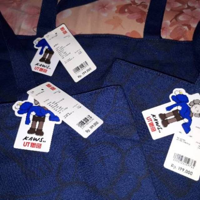 Uniqlo x Kaws Tote Bag (Navy)