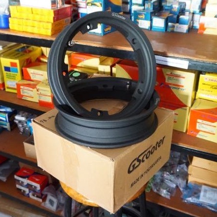 Velg Tubeless Ring 10 Vespa Px Excel Sprint GS Scooter MG Margarita Warna Black