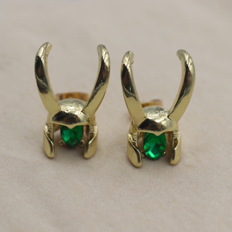 Trendi Loki Pria Cincin 3 Pcs/set Film Karakter Cosplay Cakar Helm Zirkon Bertatahkan Aksesoris Pesta Perhiasan Grosir