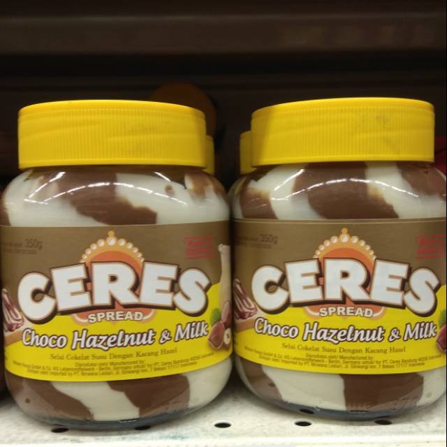 

CERES SPREAD 350 GR CHOCO HAZELNUT & MILK