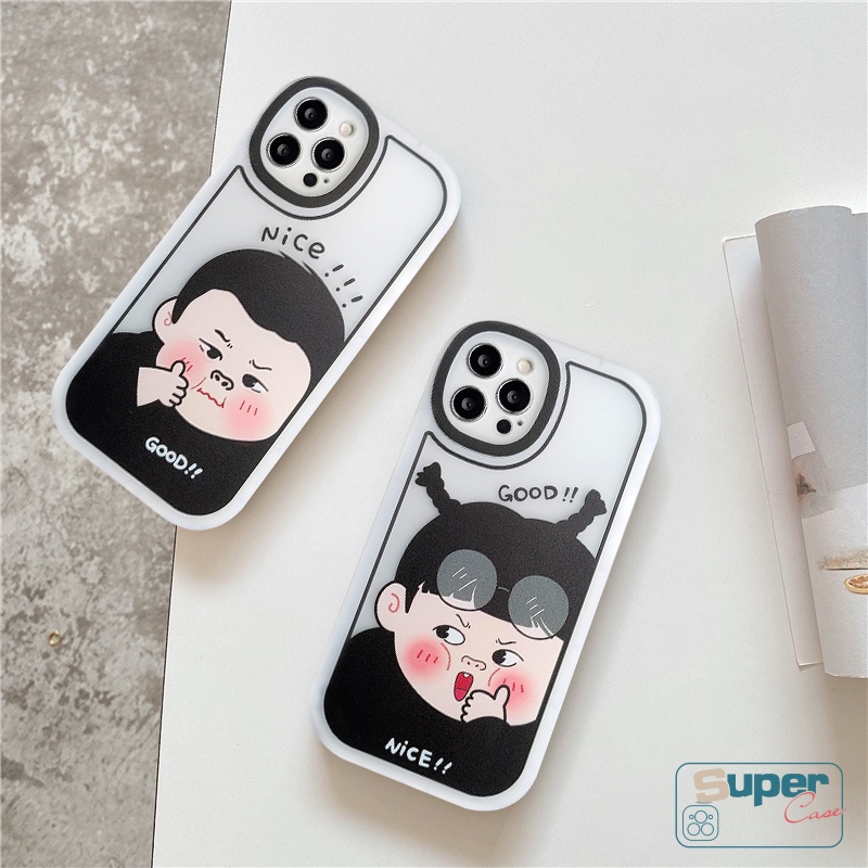 Couple Case Oppo A17 A17K A96 A15 A12 A32 A55 A16K A78 A58 A31 A9 A11 A74 A15S A36 Reno 7Z 4 8 6 5 4F A7 A3s6 A35 A33 A1K A11k A54 A1 A12E A5s A53 A95 Cowok Lucu Sarung Belakang Lembut Cewek