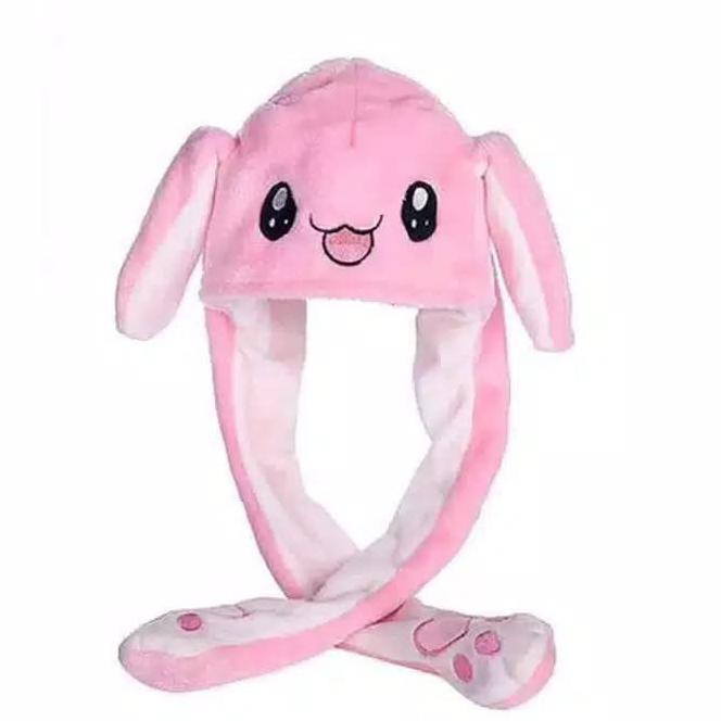 4Wtj Topi Kelinci Menari Kuping Bergoyang / Bunny Hat Dancing - Putih Led J9Nz