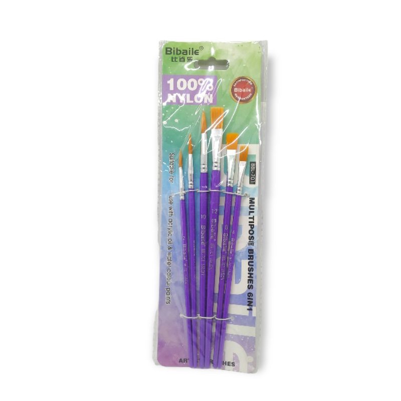 Kuas Lukis Set 6pc MM370