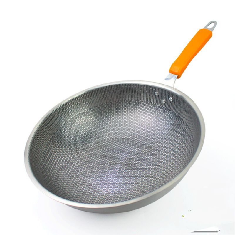 Royalta , Panci Wok , Wajan Bahan stainless Uk. 32cm tanpa tutup