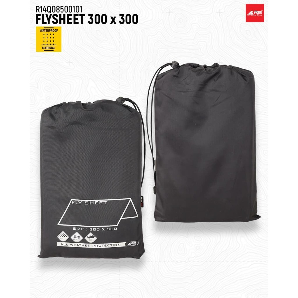 Flysheet Waterproof Rei 3 x 3 meter