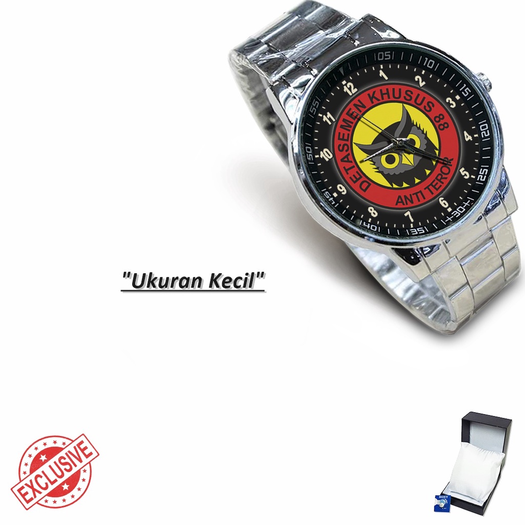 Jam Tangan Rantai Couple DENSUS 88 ANTI TEROR (Amazing)