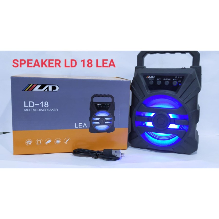 Speaker Bluetooth Multimedia LAD LD-18 LD 18 ANDY / LEA loudspeaker Bluetoot Portable Wireless