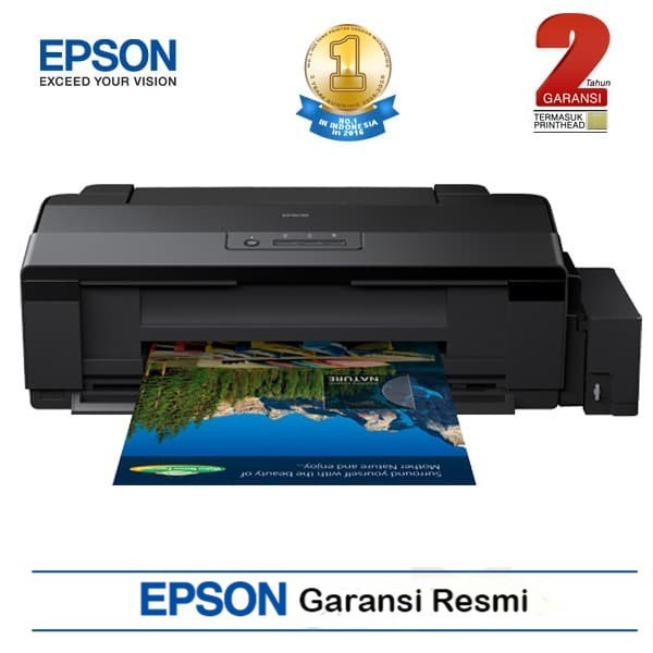 PRINTER EPSON L1800 / PRINTER EPSON L 1800 A3+ Print Photo Print 6 Colour GARANSI RESMI