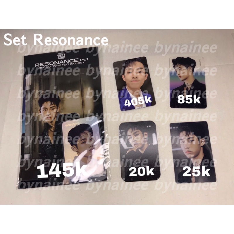 [Unsealed] Merch Resonance : Stande Holo & PC Winwin Kolbuk 2020, Bene Qoo10, Tin Case & Sticker