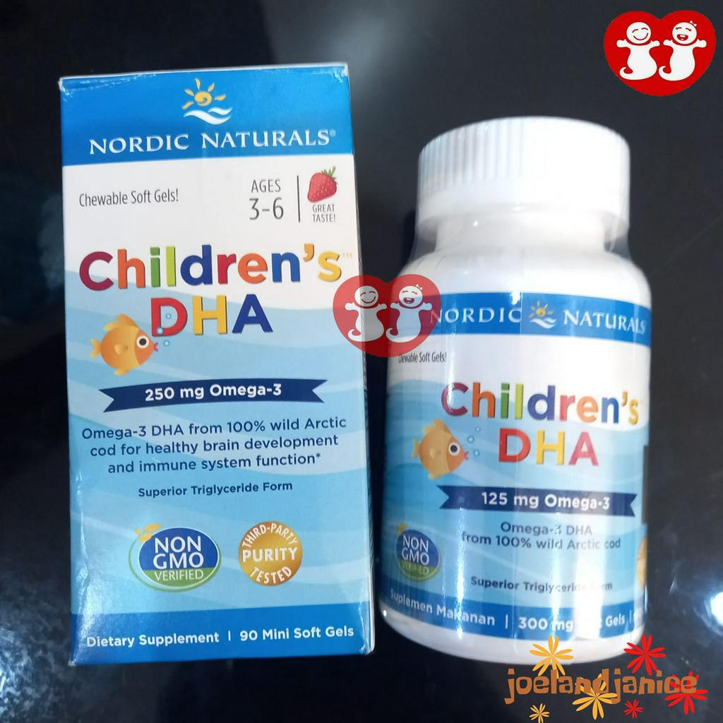 Nordic Naturals Children's DHA 250 mg / 300MG - Strawberry