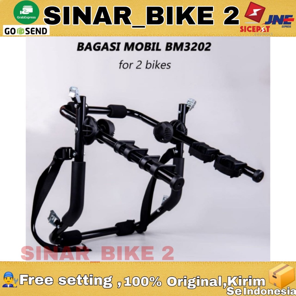 Bike Carrier Bagasi Mobil BM3202 2 Sepeda Twn