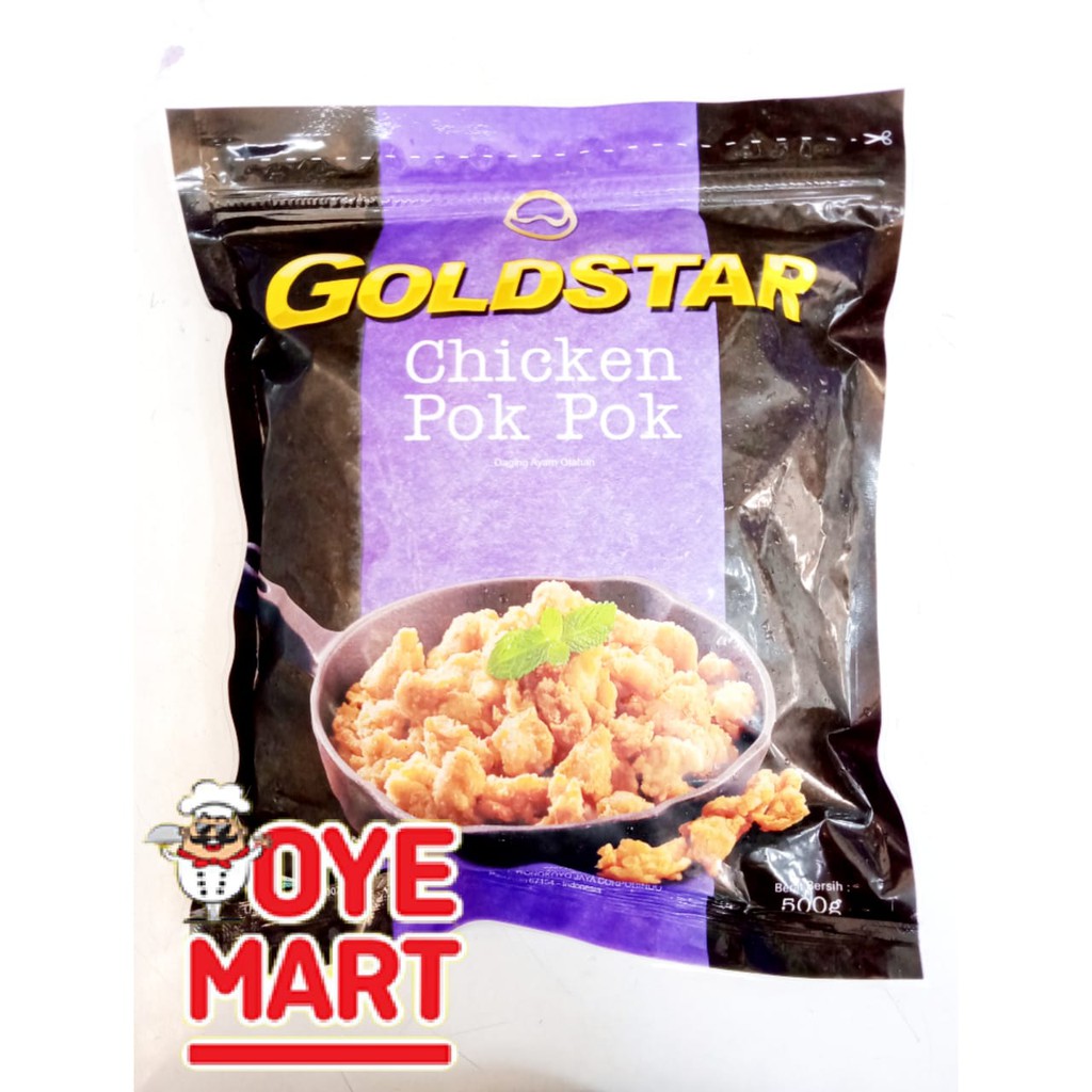 GOLDSTAR CHICKEN POK POK 500GR / NAGET AYAM