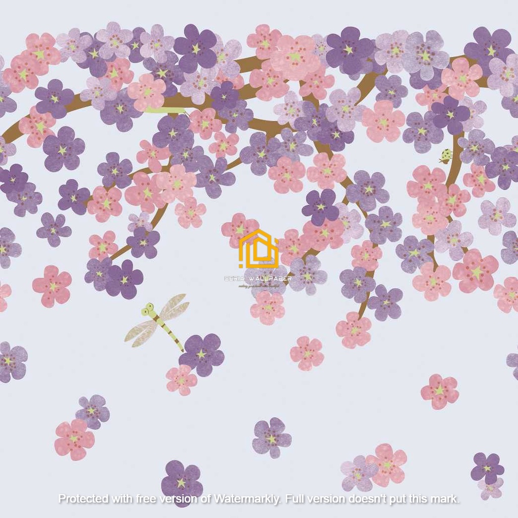 Wallpaper Dinding Motif Anak (BUNGA) DREAMLAND D5-1 S/d D6-4