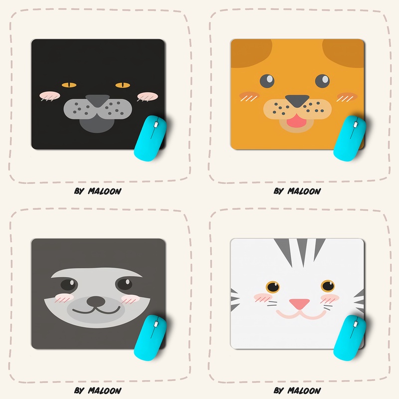 Mouse Pad Mousepad Cute Character Karakter Lucu 6