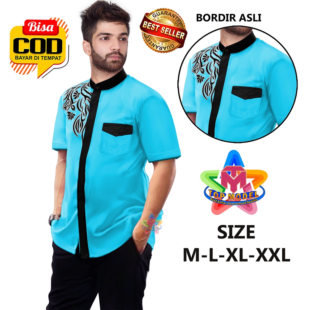 ATASAN KOKO Bordir Asli PRIA ABG DEWASA MUSLIM Sks 00033 BISA COD Dan Gratis Ongkir PAKISTAN Terbaru Baju Termurah dan Terlaris Koko Lebaran Terbaru 2022 koko Ngaji Koko Sholat Koko Terbaru Koko Modern Islami Koko Terbaru Paling Murah Koko ABG Gaul Viral