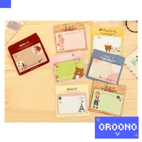 

oroono - Sticky Notes Kartun Memo mini korea segi note/cute sticky notes/study/stationary/sticker
