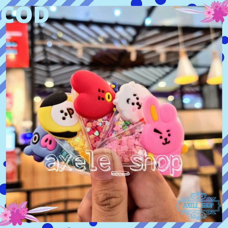 (COD) jepit bts/jepit bt21/jepit anak/jepit rambut anak/pita anak/jepit karakter