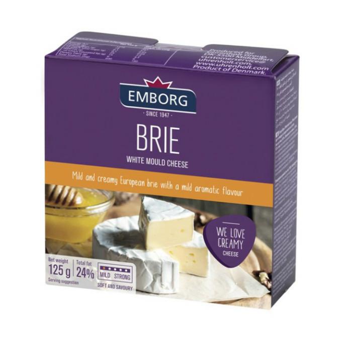 

>>>>>] Emborg Keju Brie 125 gr / White Mould Cheese