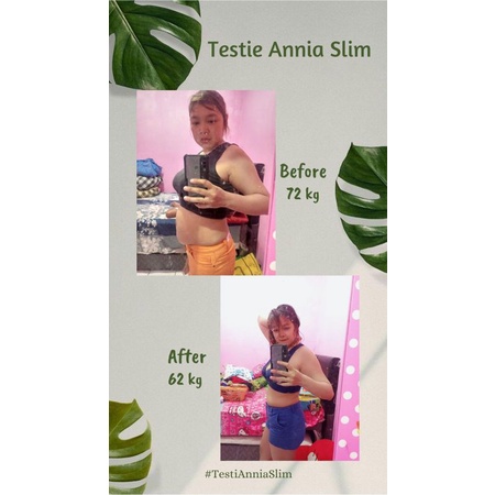 Paket Fast Slim ANNIA Diet Herbal Turun 2-6kg 10 hari BEST SELLER