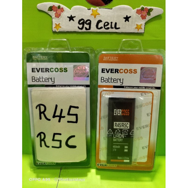 Baterai Evercoss R45/R5C 4800mAh | Battery | Batrai | Batrei