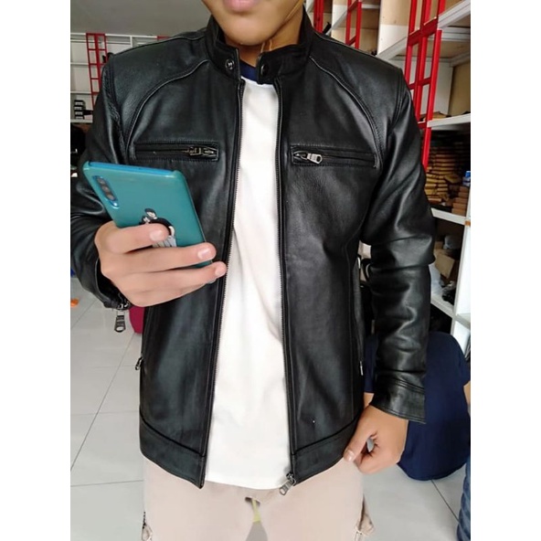 Jaket Pria Kulit Asli 100% Original Model Terbaru New Elegant