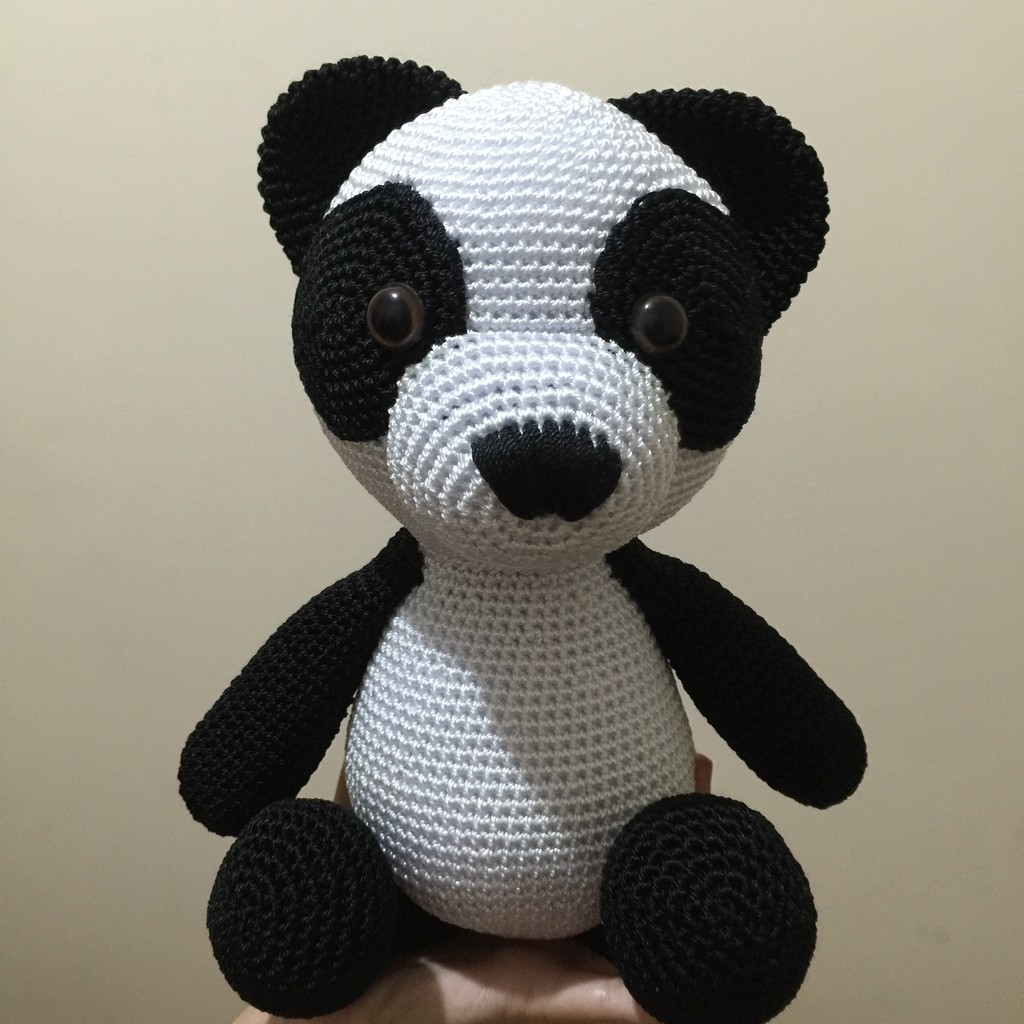 Jual Boneka Rajut Panda (Amigurumi) | Shopee Indonesia