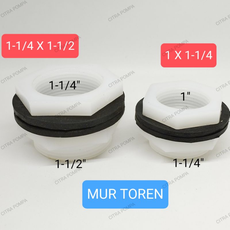 MUR TOREN / MUR TANGKI AIR / MUR TANDON UKURAN BESAR