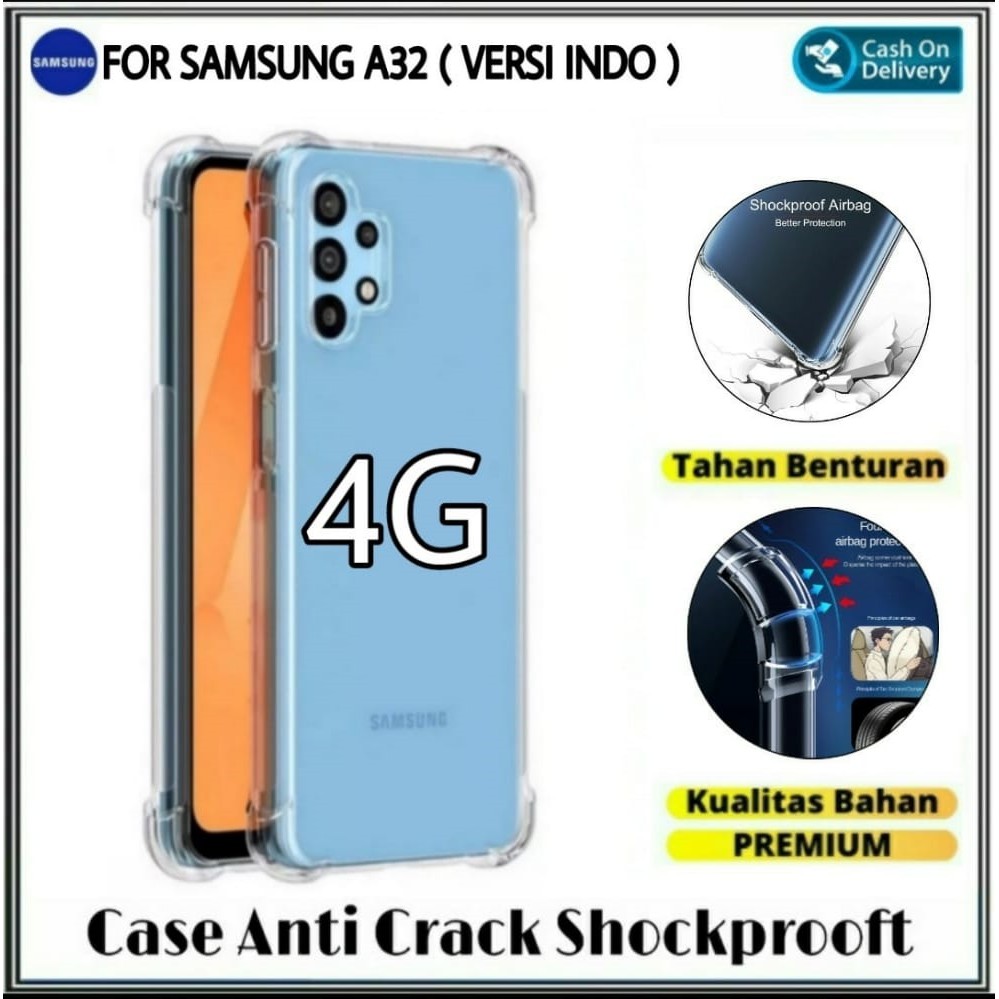 Soft Case Samsung A32 4G / A52 / A72 Casing Hp Anticrack Cover Galaxy A32 4G / A52 / A72 DI HANYCASE