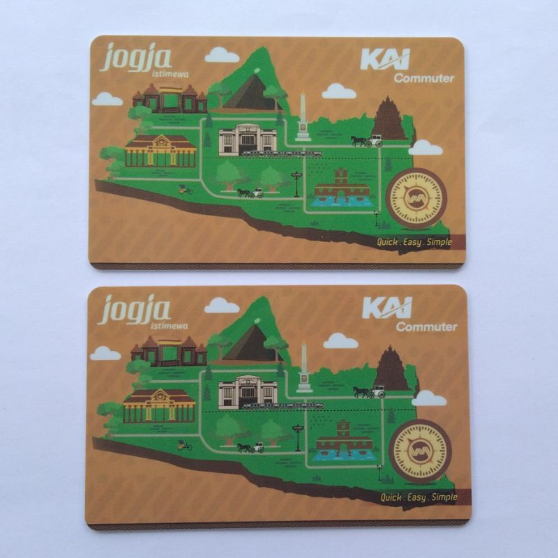 Kartu Multi Trip [KMT] KRL Limited Edition Land Mark Of Jogja